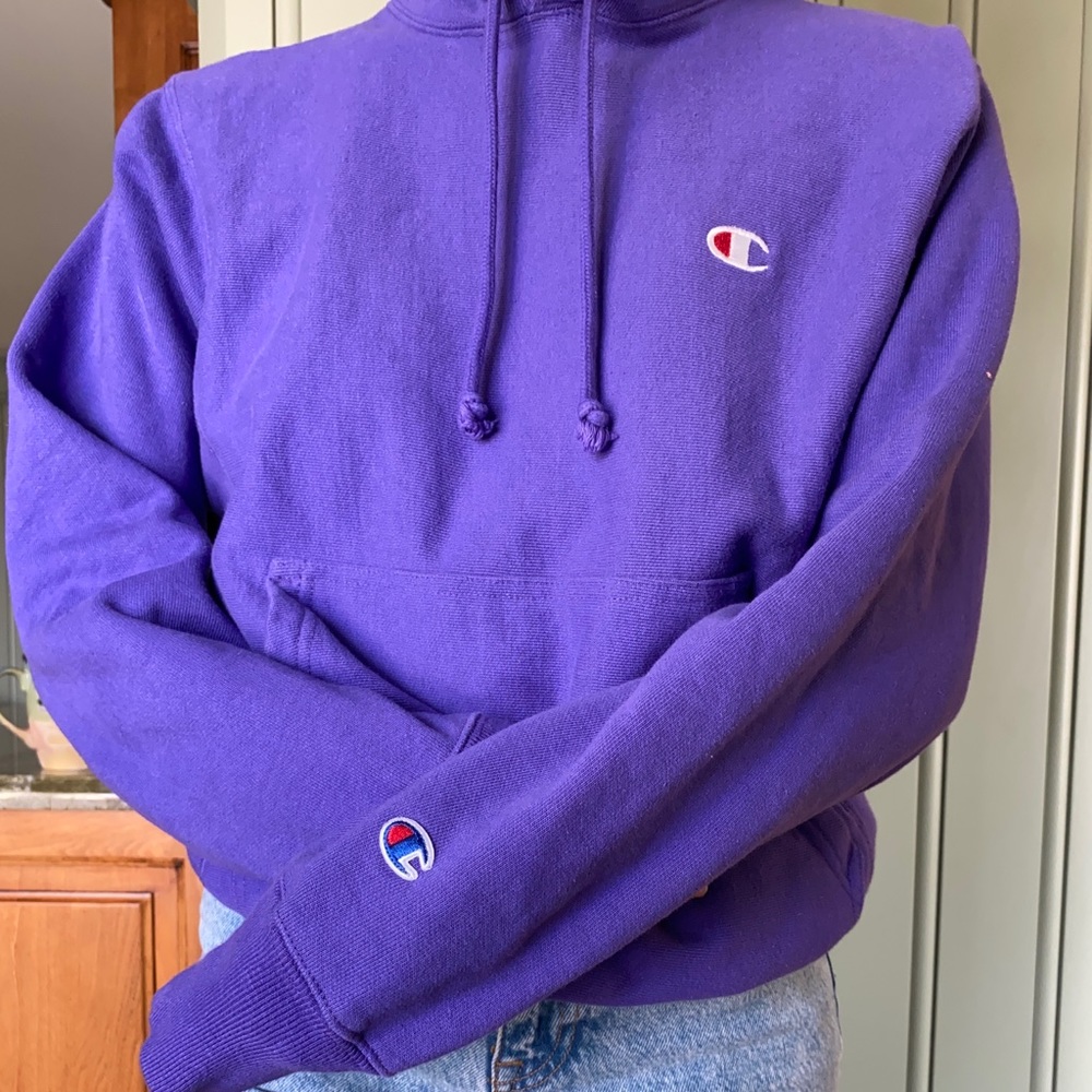 Champion Reverse Weave Sweatshirt - Purple